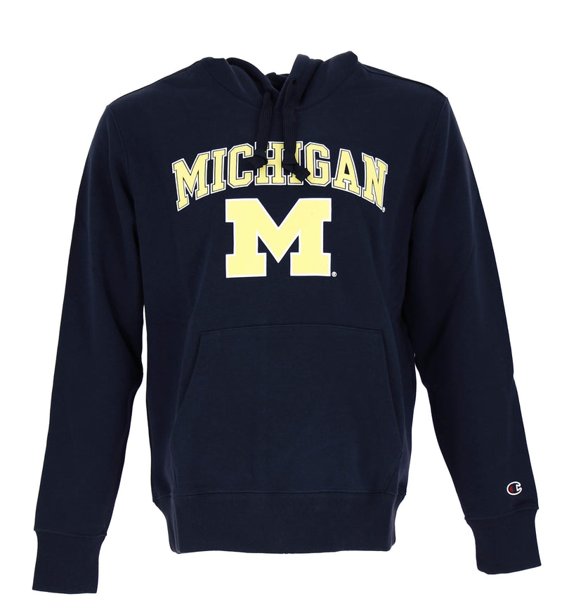 Sweat À Capuche Champion - Bleu Marine, Jaune.