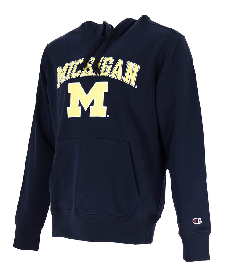 Sweat À Capuche Champion - Bleu Marine, Jaune.