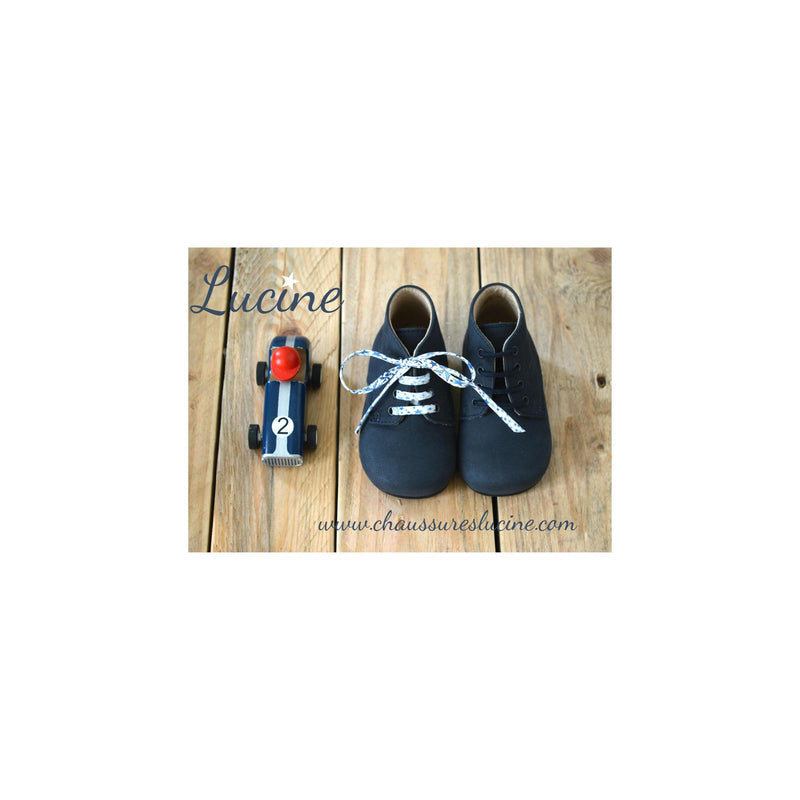 Arthur Baby Boots - Navy Blue Nubuck - Unisex