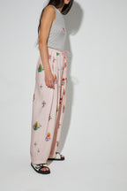 Pantalon Alma Imprimé Madone Fabriqué En Italie