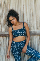 Brassière Alex Chakra Bleu Et Blanc