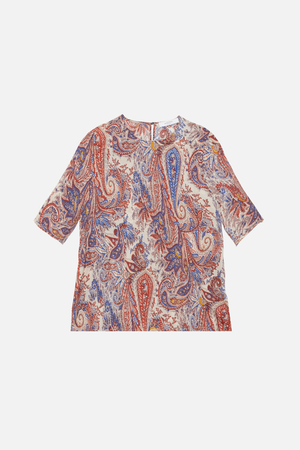 Top Martial Paisley - estampado DENIM