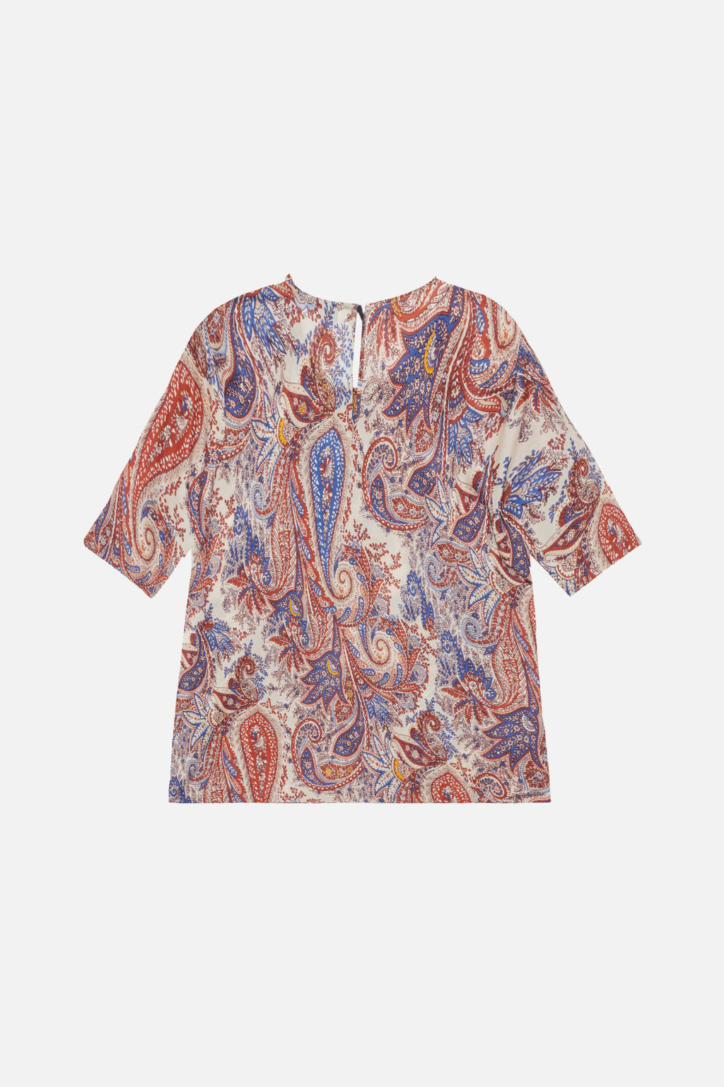 Top Martial Paisley - estampado DENIM
