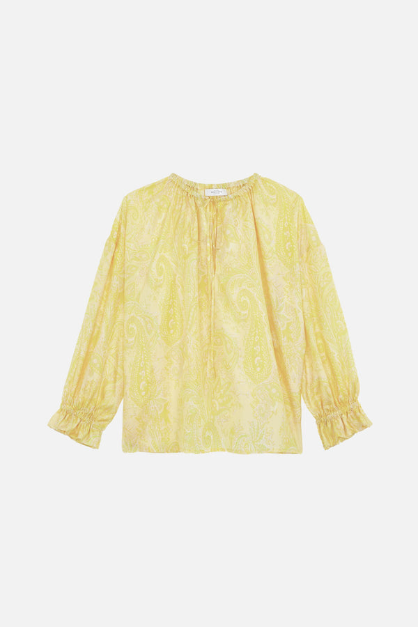 Ava Paisley SOLEIL Blouse
