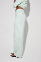 Pantalon Astrid Éclat Menthe, Fabriqué En Italie