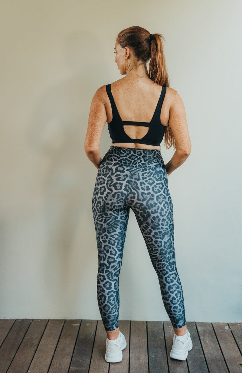 Legging Vanille Panthère Gris
