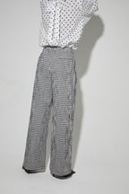 Pantalon Elsa Vichy Fabriqué En Italie