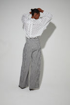 Pantalon Elsa Vichy Fabriqué En Italie