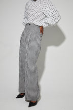 Pantalon Elsa Vichy Fabriqué En Italie
