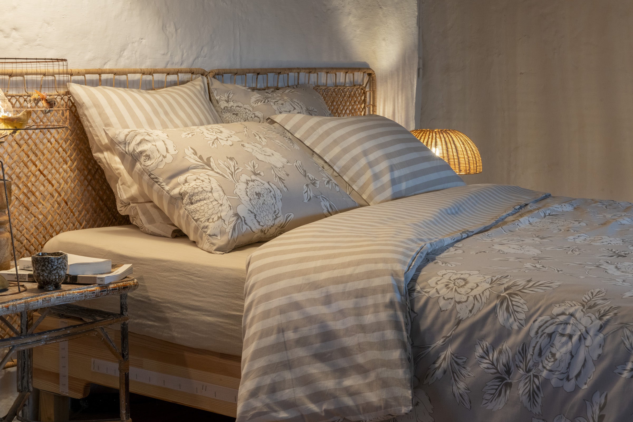 Duvet Cover - Printed Cotton - Nora