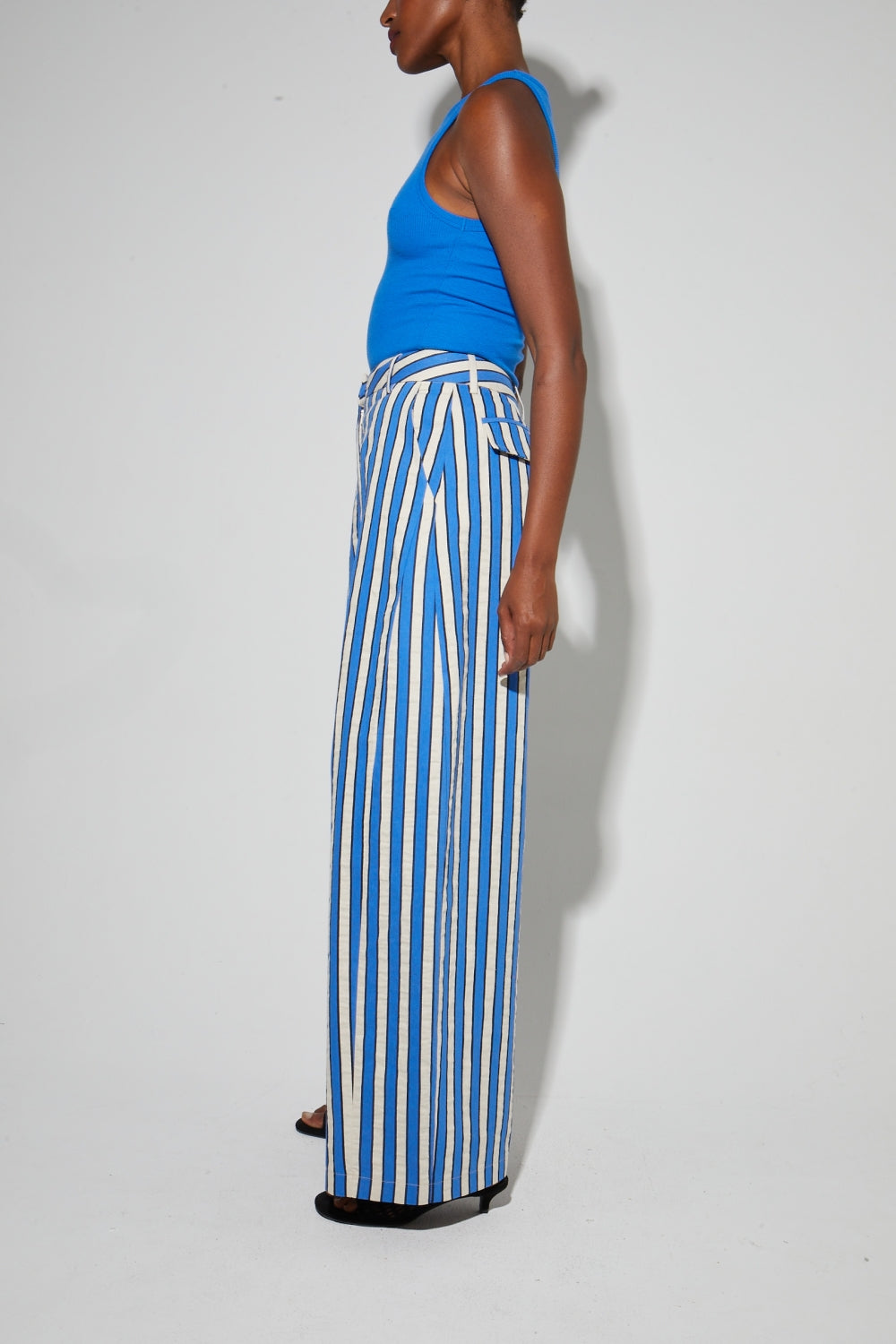 Pantalon Rivieria Blue Fabriqué En Italie
