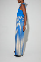 Pantalon Rivieria Blue Fabriqué En Italie