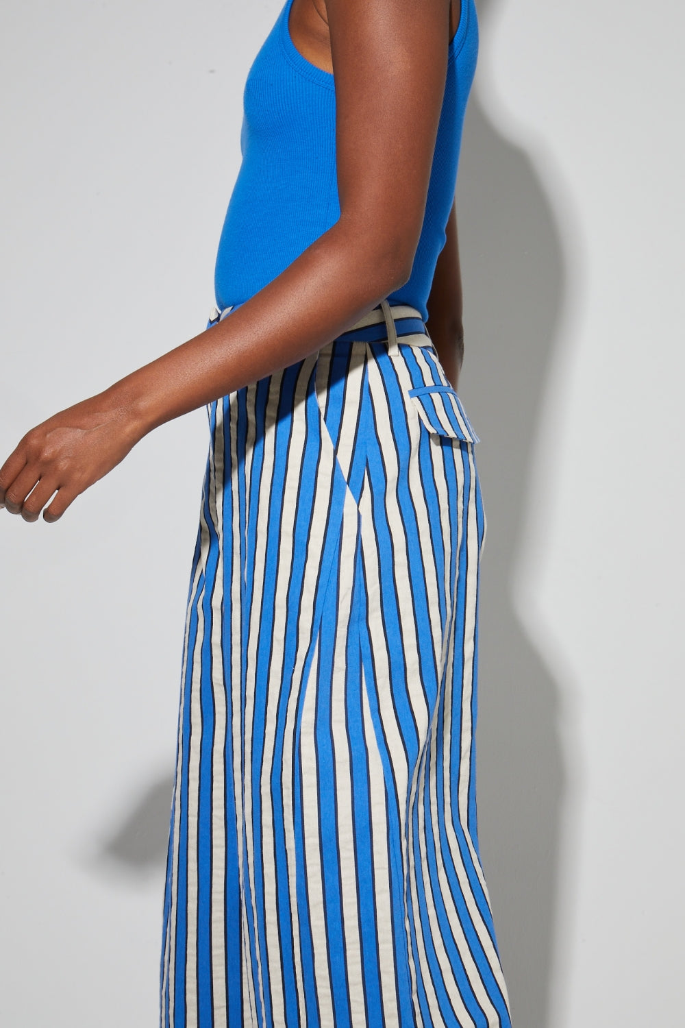 Pantalon Rivieria Blue Fabriqué En Italie