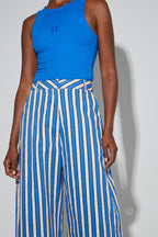 Pantalon Rivieria Blue Fabriqué En Italie