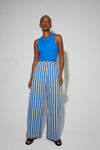 Pantalon Rivieria Blue Fabriqué En Italie