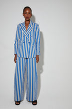 Pantalon Rivieria Blue Fabriqué En Italie