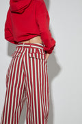 Pantalon Rio Riviera Red Fabriqué En Italie