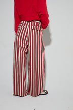 Pantalon Rio Riviera Red Fabriqué En Italie
