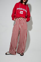 Pantalon Rio Riviera Red Fabriqué En Italie