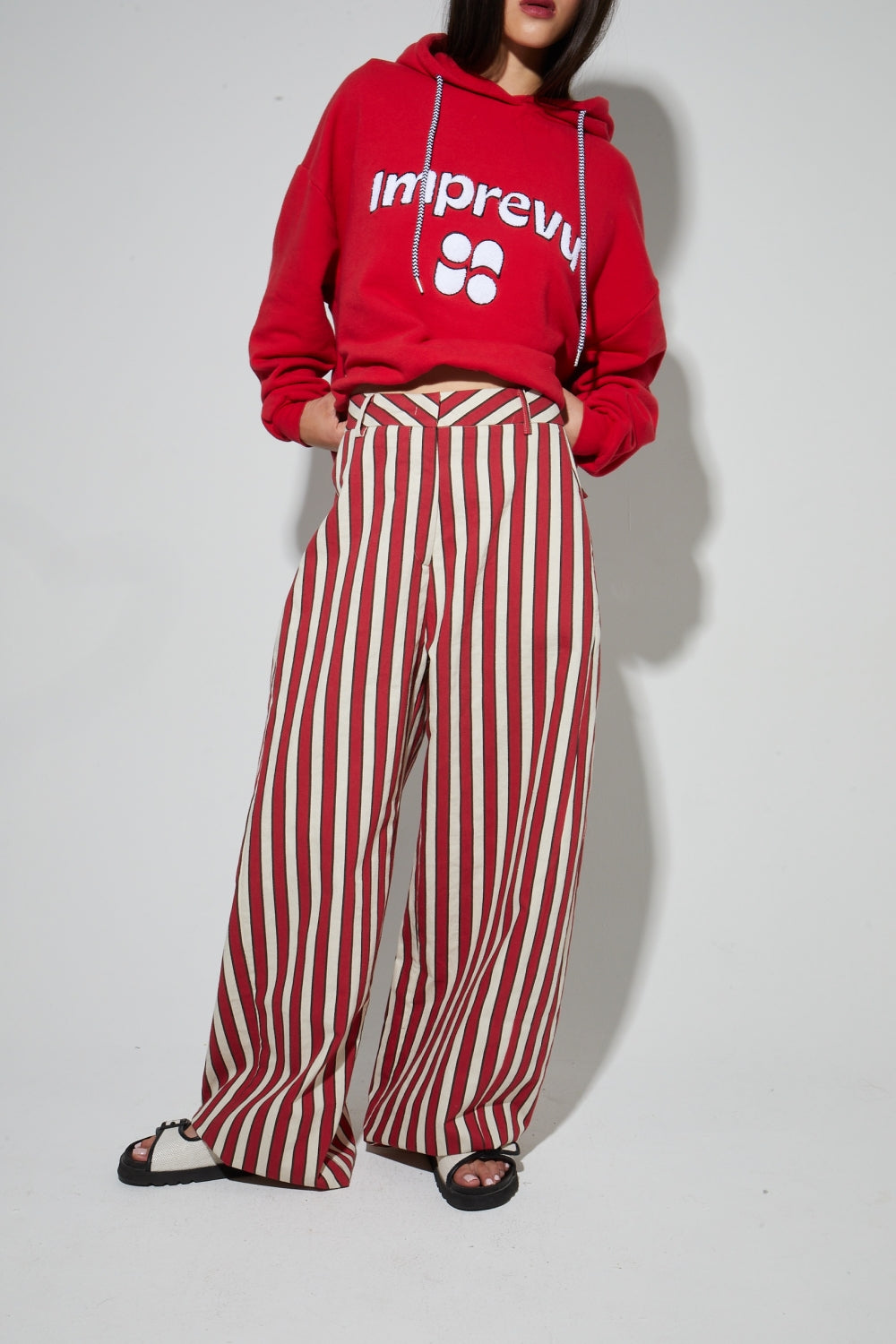 Pantalon Rio Riviera Red Fabriqué En Italie