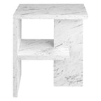 Table Basse Dante Look Marmol - Blanc
