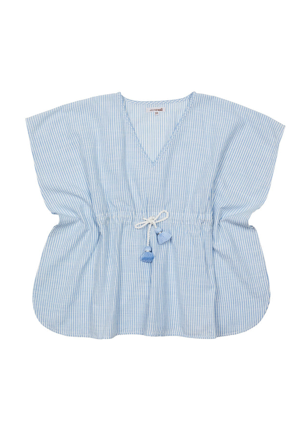 Girls' Poncho - Tobago - Blue