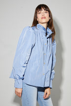 Parka Liv Bleu Denim, Fabriqué En Italie
