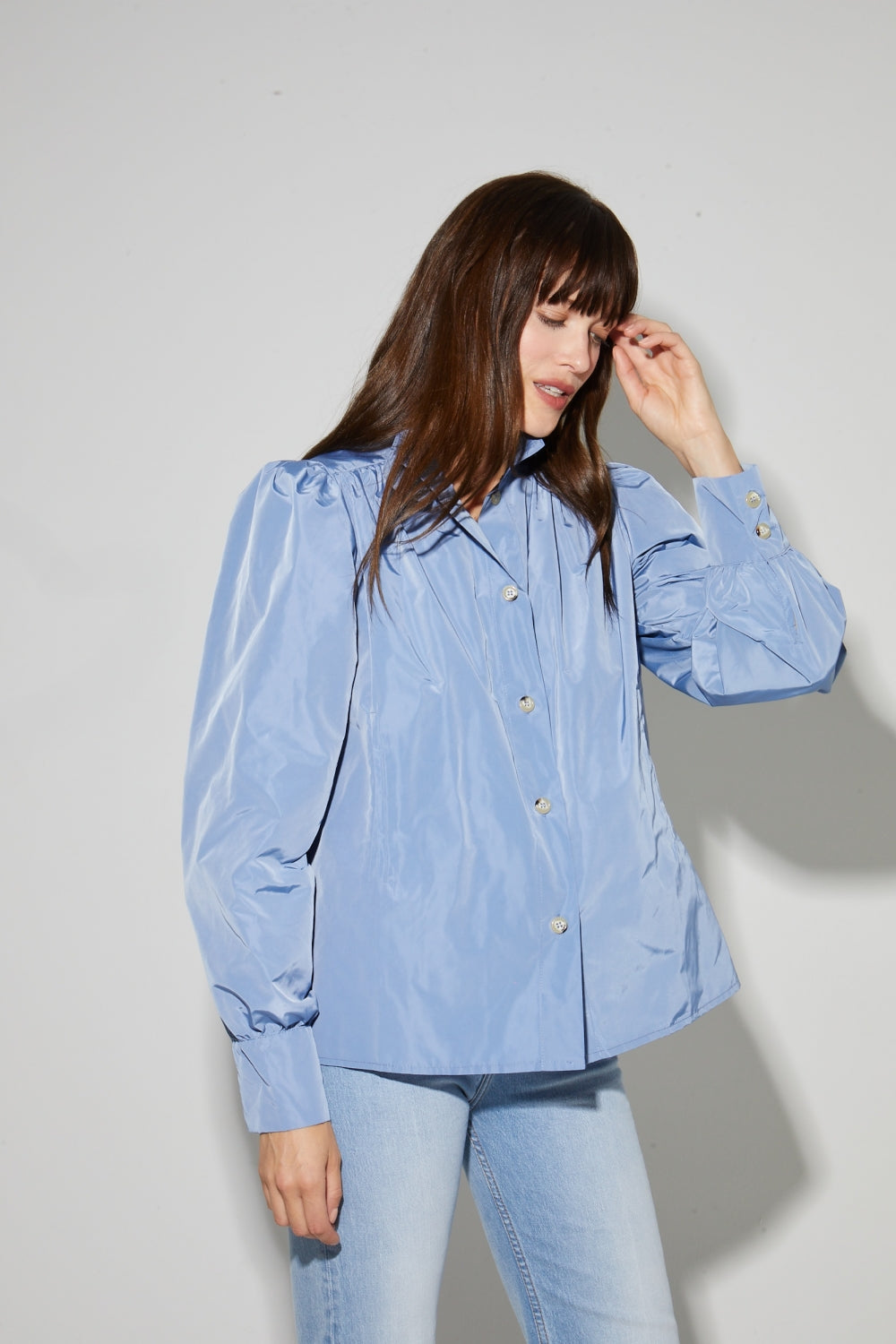 Parka Liv Bleu Denim, Fabriqué En Italie