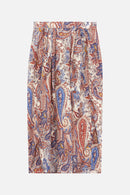Walker Paisley skirt - DENIM print