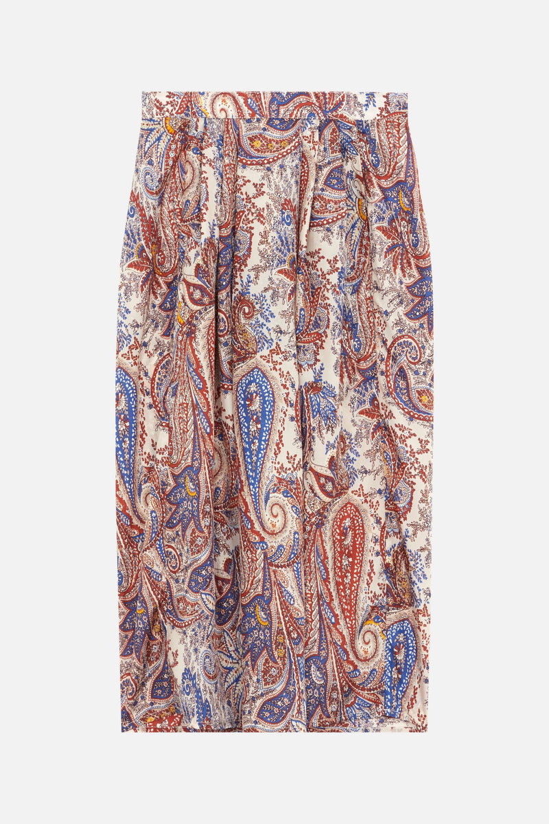 Walker Paisley skirt - DENIM print