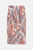Walker Paisley skirt - DENIM print