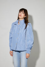 Parka Liv Bleu Denim, Fabriqué En Italie