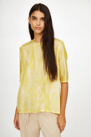 Martial Paisley Top - print DENIM