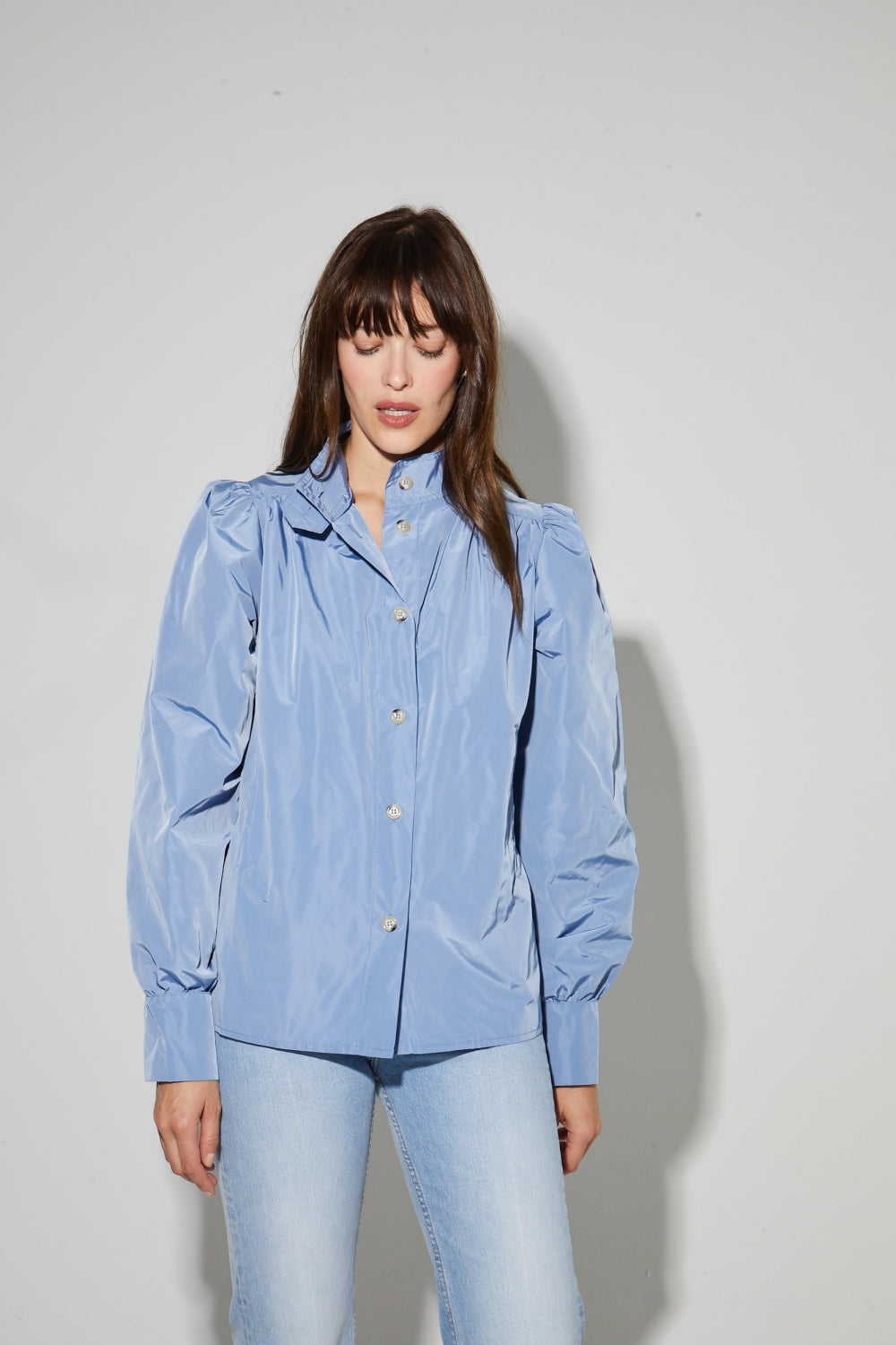 Parka Liv Bleu Denim, Fabriqué En Italie