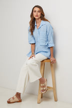 Chemise - Ciel - Femme