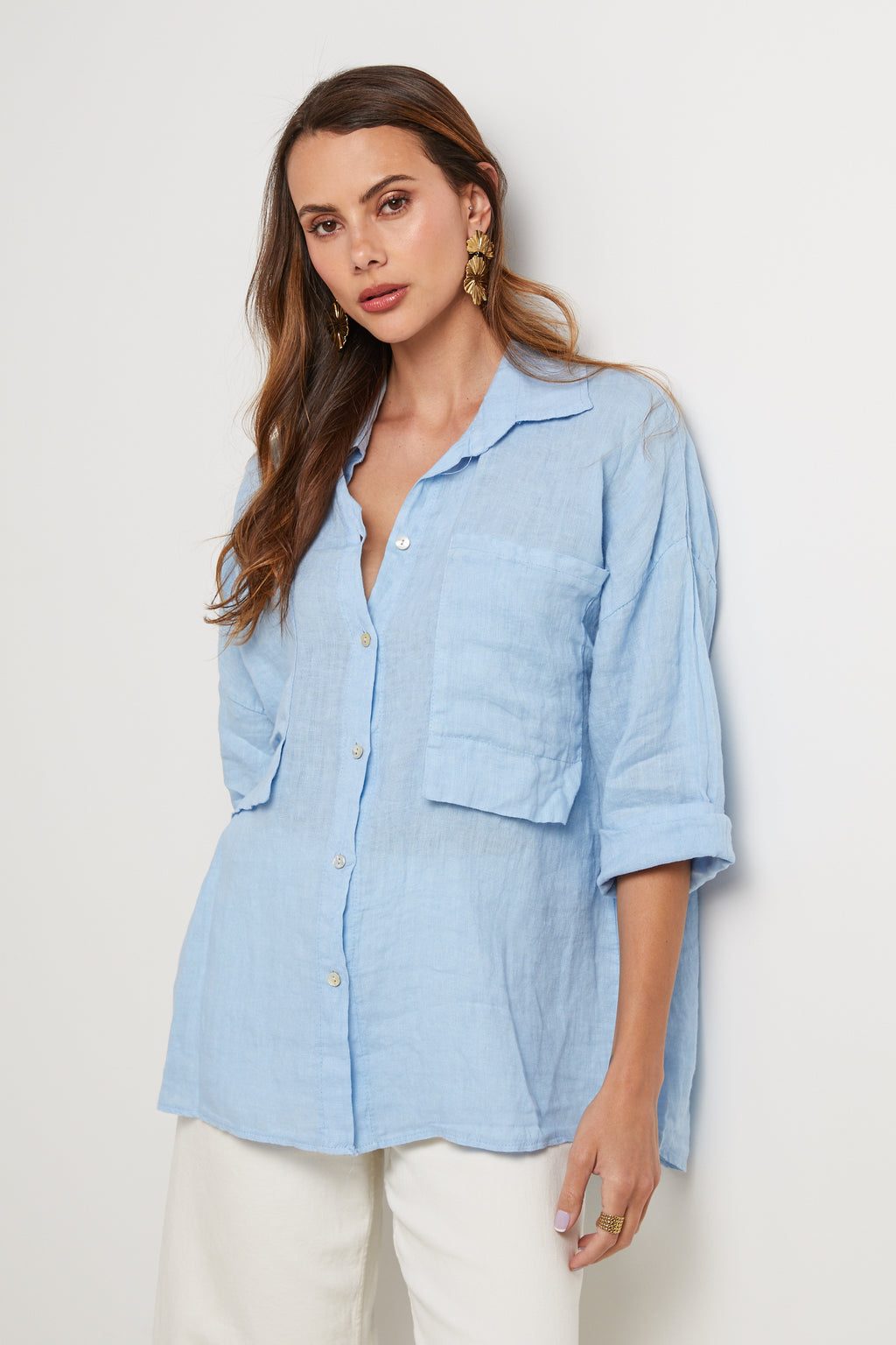 Chemise - Ciel - Femme