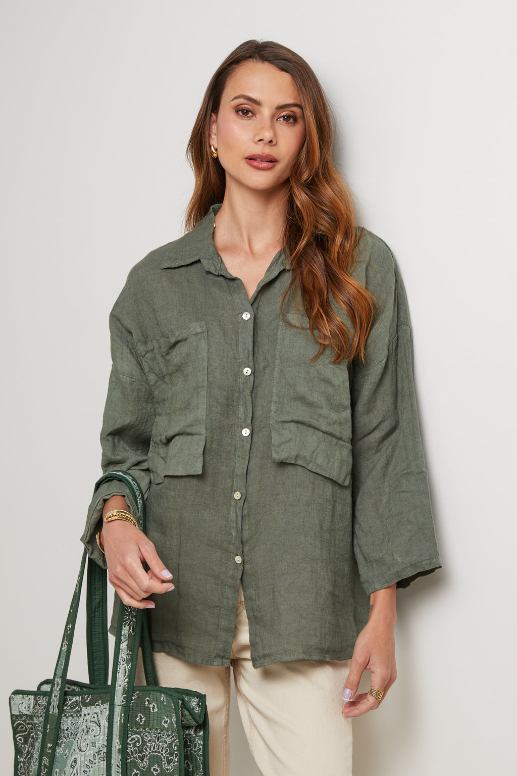 Chemise - Kaki - Femme
