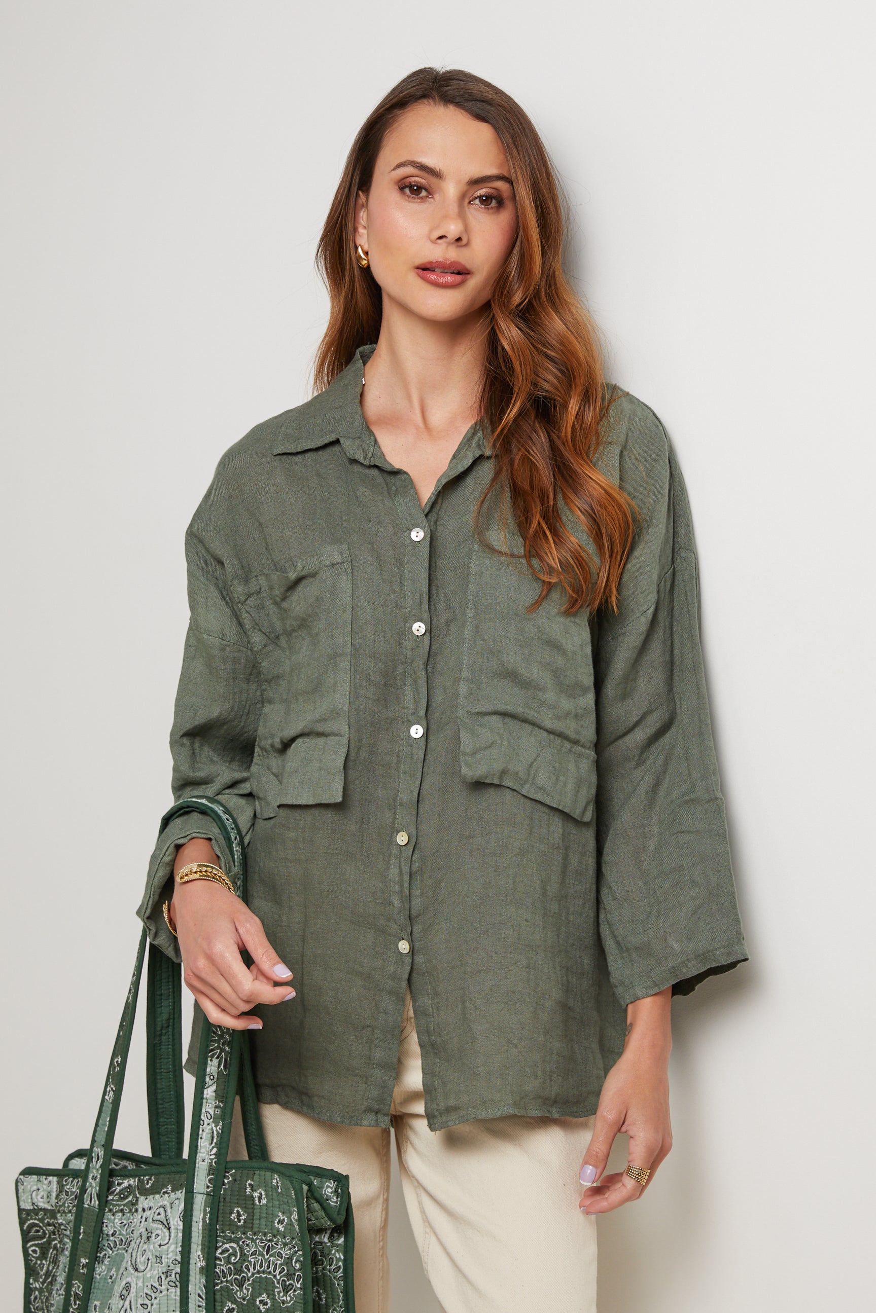 Chemise - Kaki - Femme