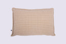 Coussin Déhoussable Avec Passepoil - Coton Texturé - Edgar