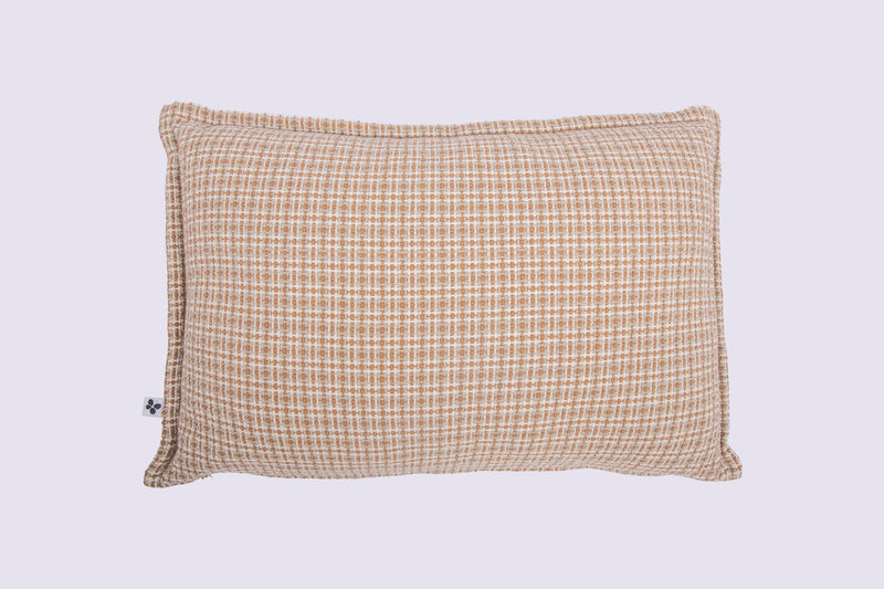 Coussin Déhoussable Avec Passepoil - Coton Texturé - Edgar
