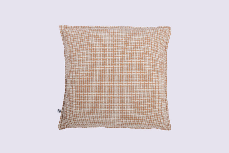 Coussin Déhoussable Avec Passepoil - Coton Texturé - Edgar