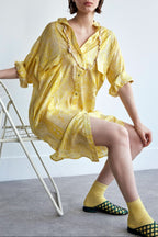 Wake Paisley - print DENIM Dress