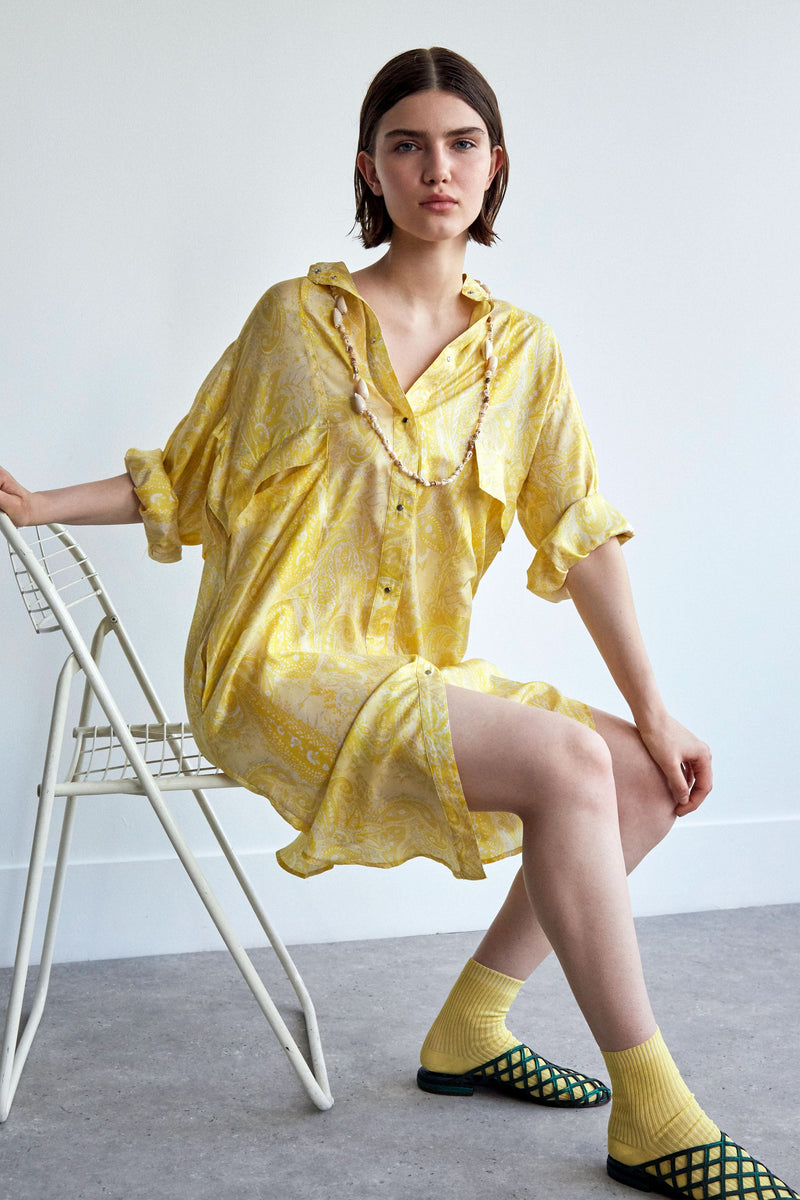 Robe Wake Paisley - print DENIM