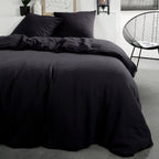 Cotton Gauze - Bed Set - Grey