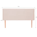 Edmond 150 Headboard - Beige