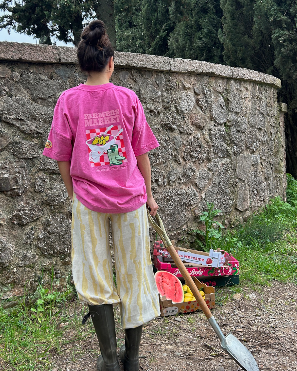 T-Shirt Pink Farm