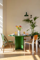 Matilda Round Dining Table 120 Cm Laminated - Cedar