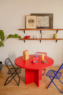 Matilda Round Dining Table 120 Cm Laminate - Flame