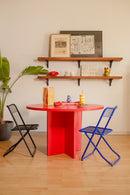 Matilda Round Dining Table 120 Cm Laminate - Flame