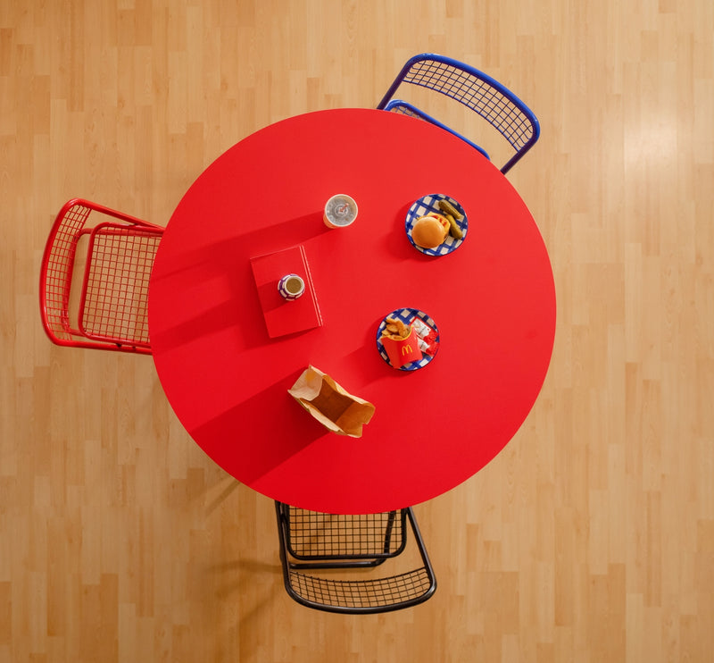Matilda Round Dining Table 120 Cm Laminate - Flame